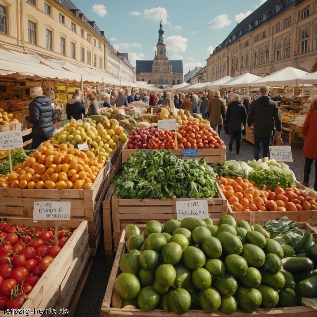 Die besten Wochenmärkte in Leipzig